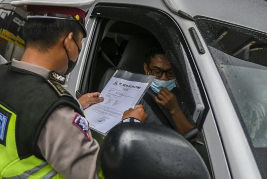 Korlantas Polri catat volume kendaraan keluar Jakarta menurun